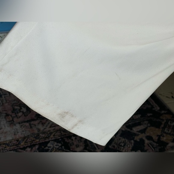 Alice + Olivia NWT Size 4 Lavera Jumpsuit in Off White Bridal *see notes* - Picture 11 of 13